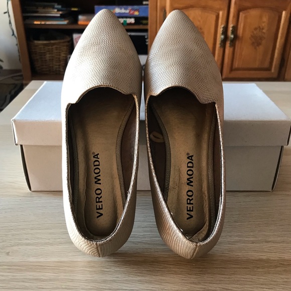 VERO MODA Silver Mink Loafers - Picture 2 of 8